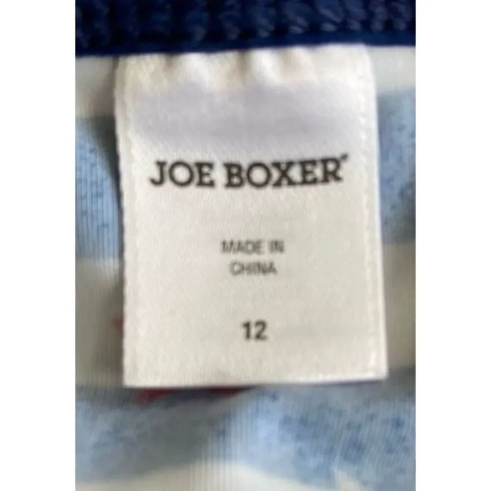 Joe boxer girls one piece red white and blue bathing suit size 12